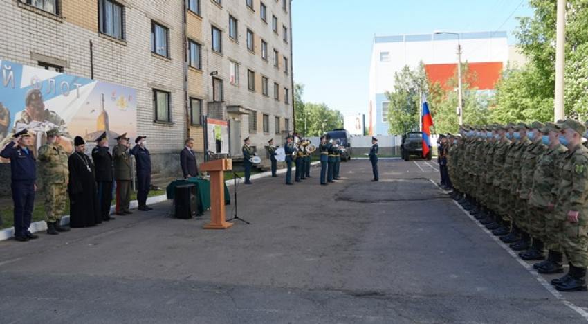Призывники Поморья пополнили ряды воинской части Северо-Западного округа Росгвардии