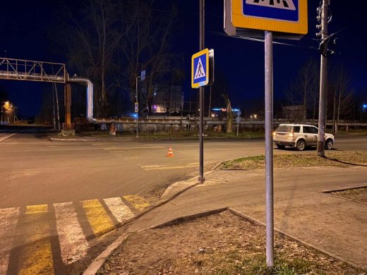 В Северодвинске на пешеходном переходе сбили 18-летнюю девушку