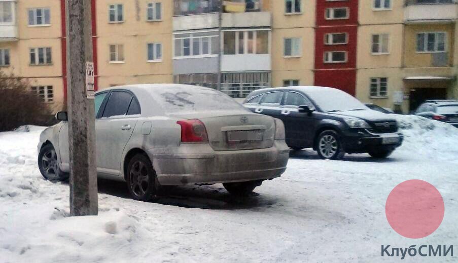 Накануне в Северодвинске горел автомобиль
