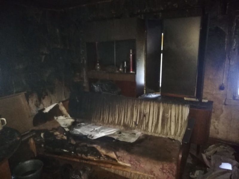 Пожар в доме унёс жизнь пожилой жительницы Архангельска