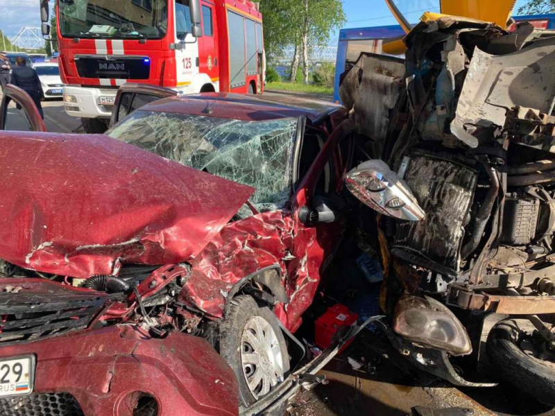В областном центре произошло ДТП с пострадавшими