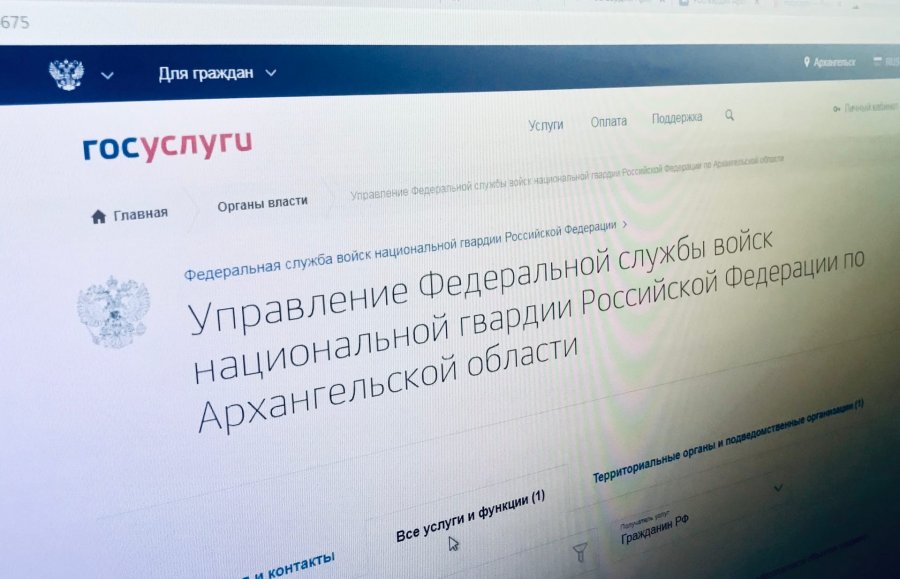 Росгвардия рассказала о преимуществах подачи документов через Госуслуги
