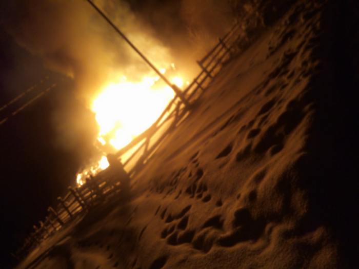 Под Шенкурском пожар уничтожил жилой дом