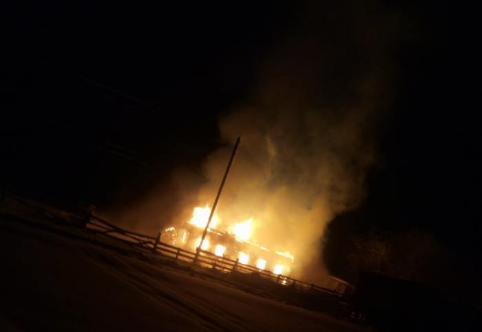 Под Шенкурском пожар уничтожил жилой дом