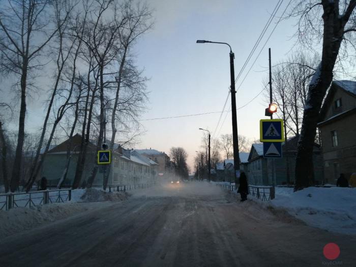 В Северодвинске очередная авария на магистрали