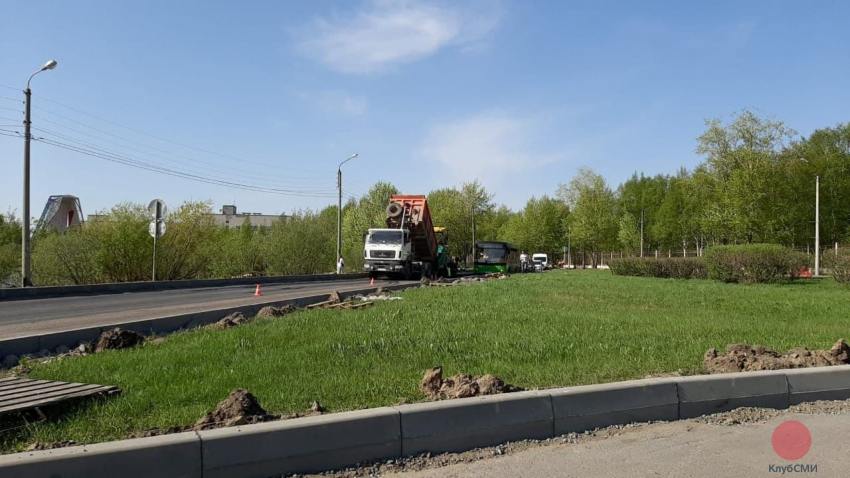 В Северодвинске из-за ремонта пр. Труда образовалась автомобильная пробка