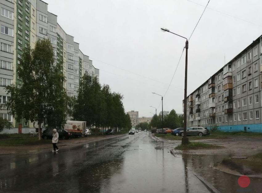 В Северодвинске топит улицы
