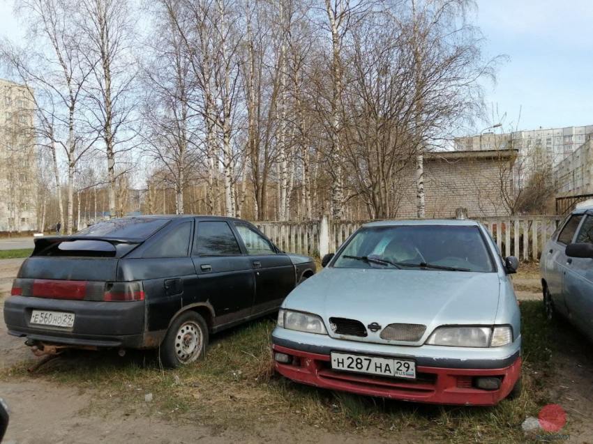 В Северодвинске проблемы с автохламом решают избирательно