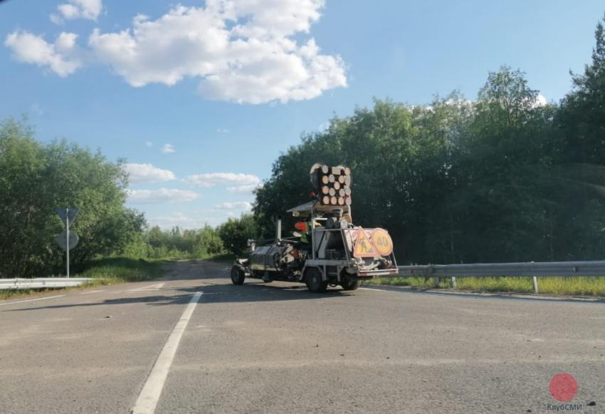 Движение на дороге между Северодвинском и Архангельском затруднено