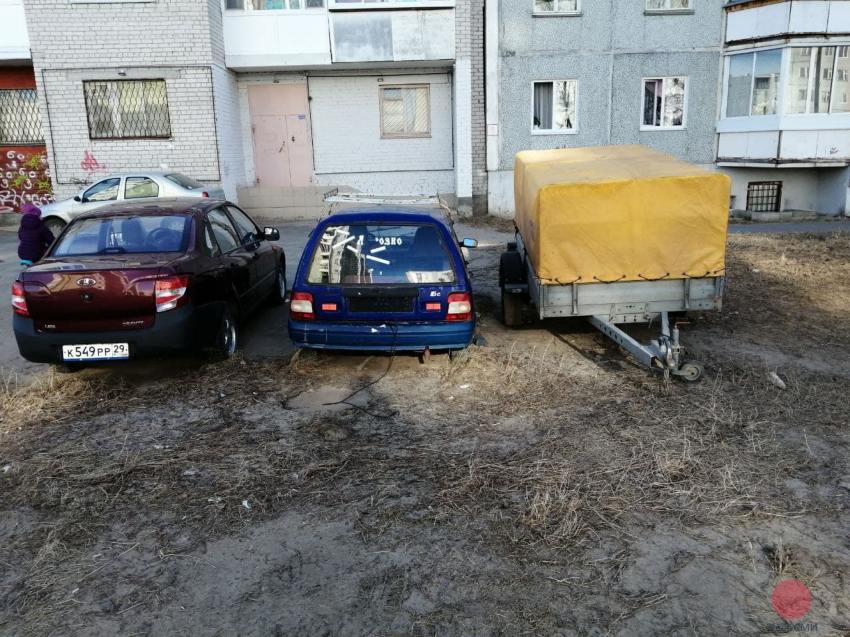 В Северодвинске проблемы с автохламом решают избирательно