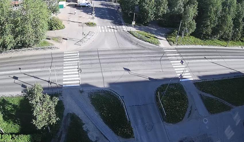 В Северодвинске новая дорожная разметка продержалась два дня