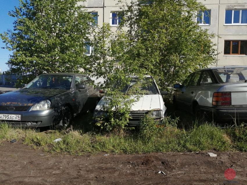 В Северодвинске проблемы с автохламом решают избирательно