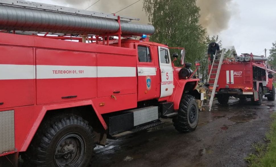 Северодвинца госпитализировали после пожара в квартире