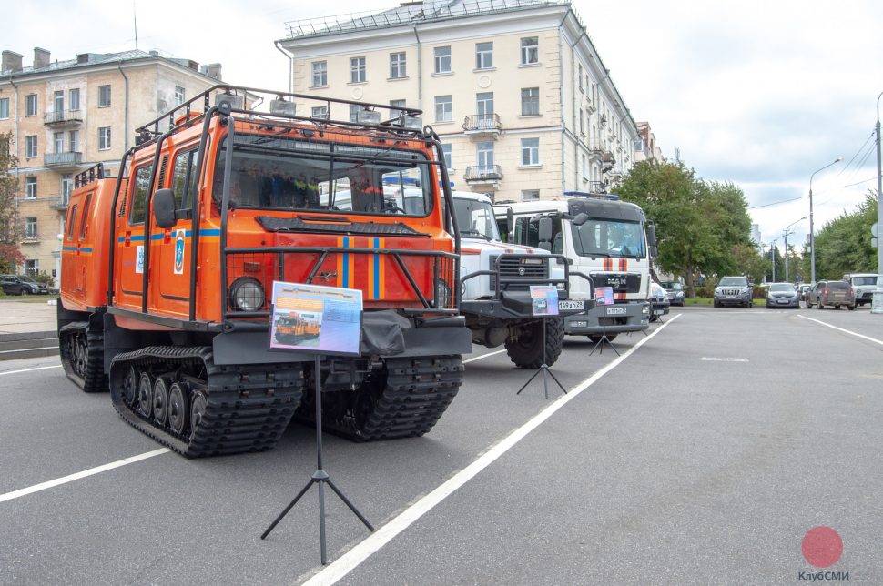 В Архангельске прошла выставка пожарно-спасательной техники