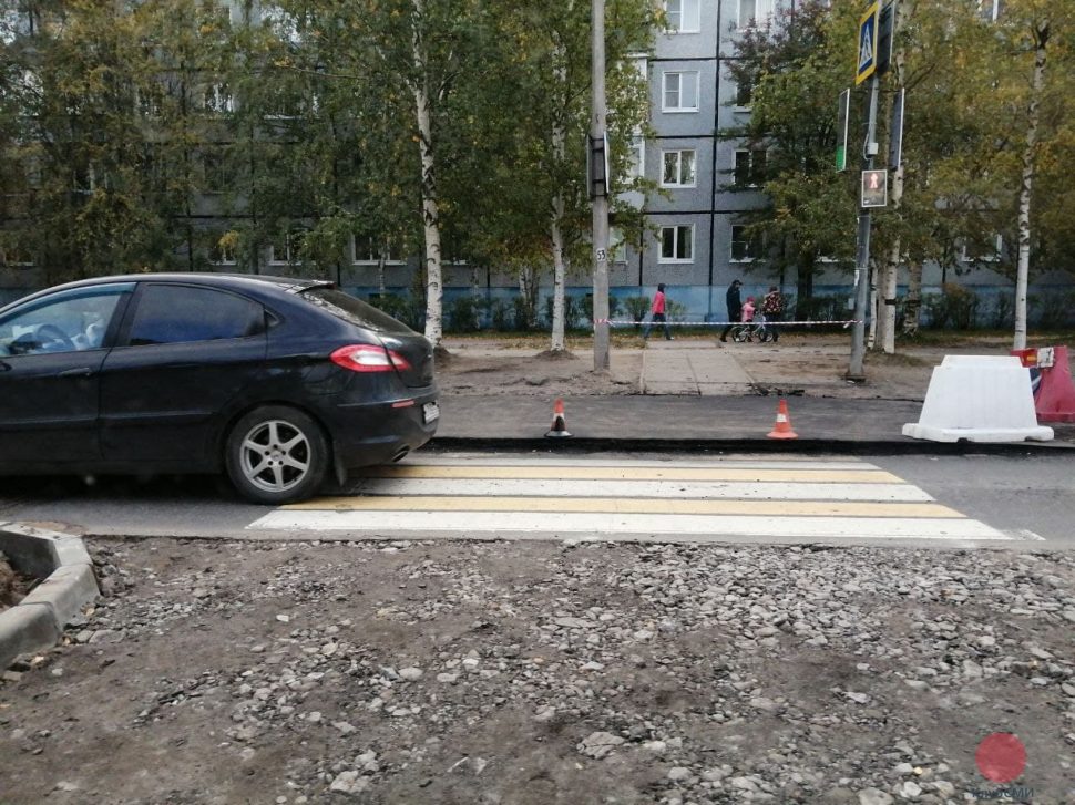 В Северодвинске обустраивают искусственные неровности