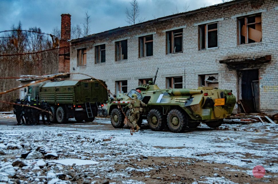 Под Архангельском прошли учения Росгвардии