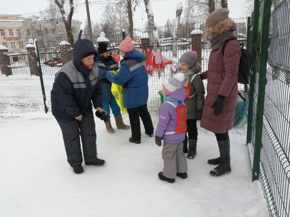 В Северодвинске открыта бесплатная Арктическая горка