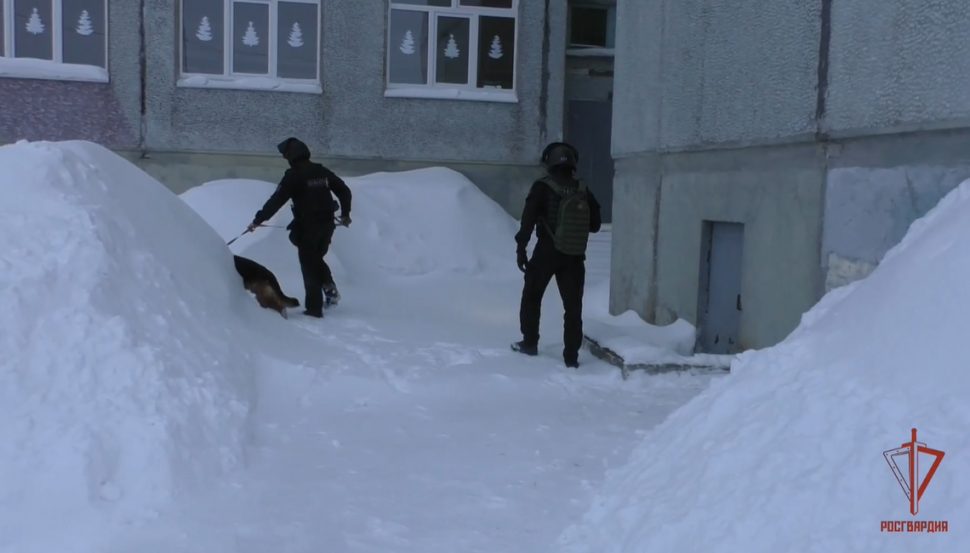скрин из видео Росгвардии