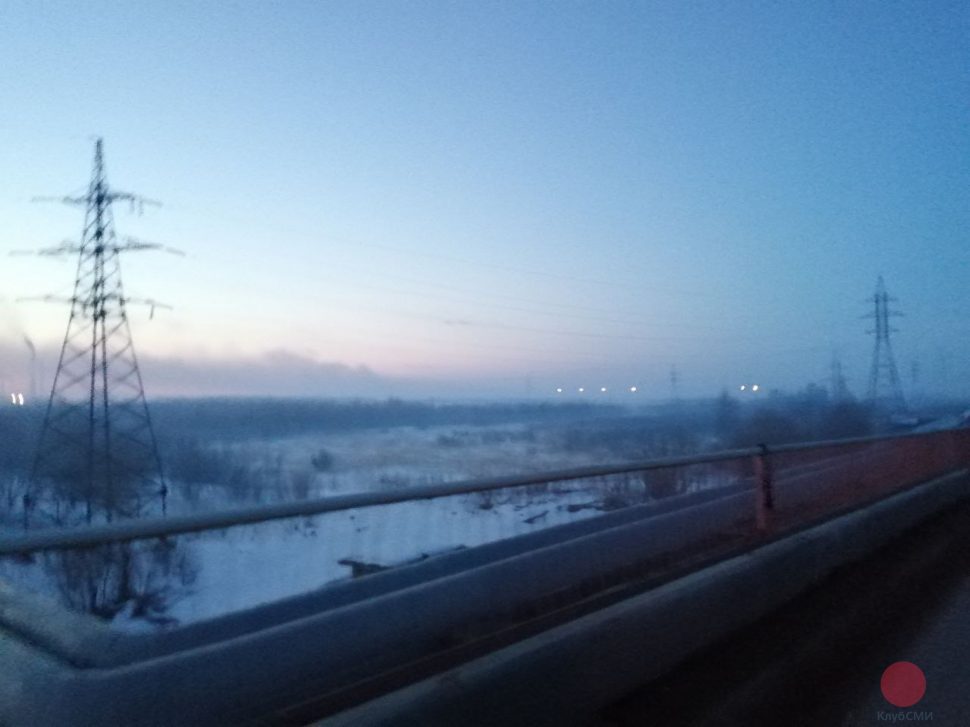 В Северодвинске горит свалка