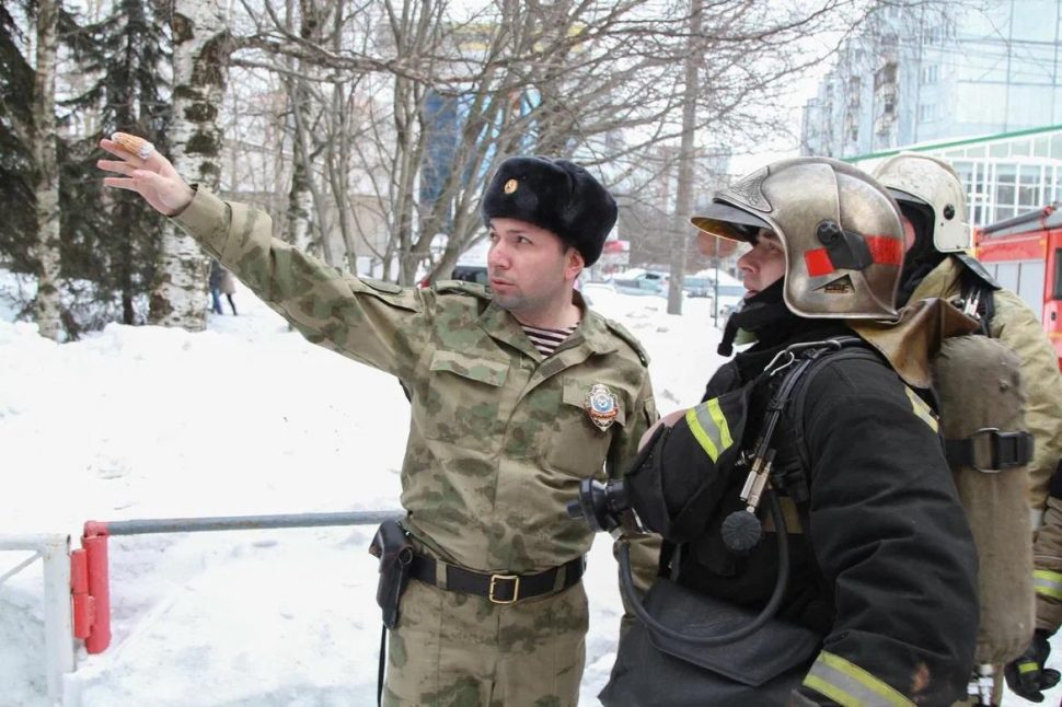 Росгвардейцы Поморья и сотрудники МЧС России приняли участие в совместных учениях