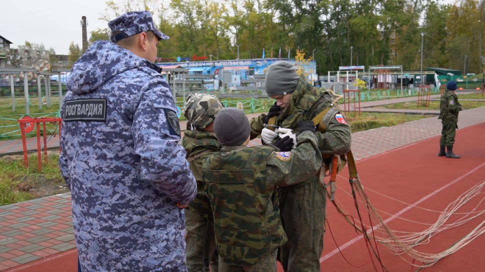 В Архангельске прошли соревнования среди школьников на призы Росгвардии