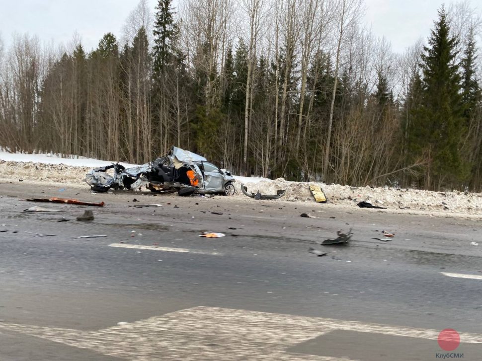 Под Архангельском водитель иномарки выжил после ДТП с КАМАЗом