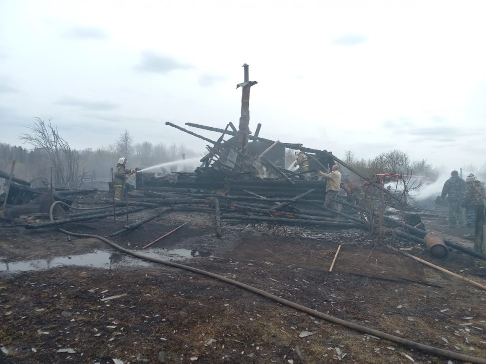 Пожар в Шенкурском районе унёс жизнь пенсионера