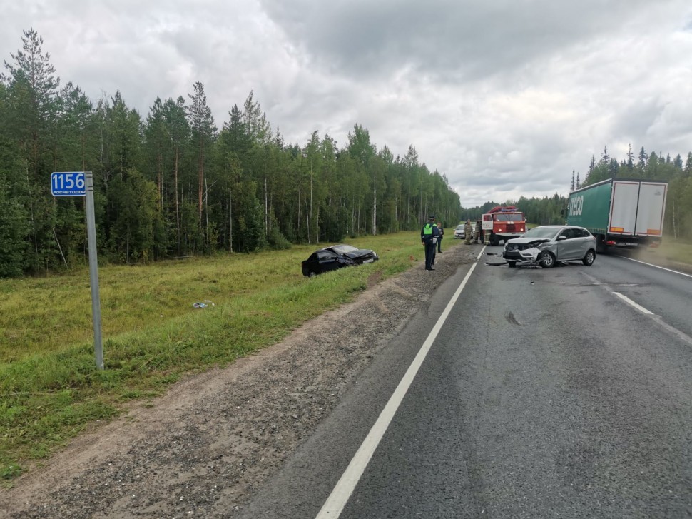 Грибник из Архангельска устроил ДТП, в котором три человека получили травмы