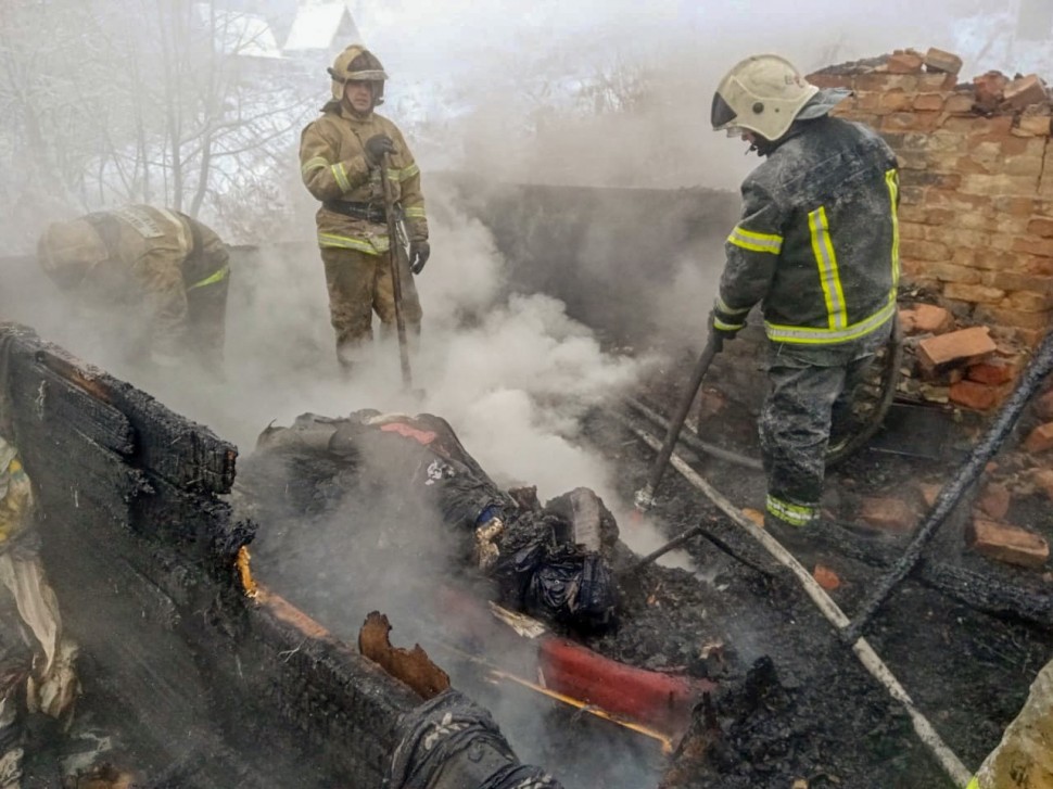 Под Архангельском в пожаре погиб мужчина