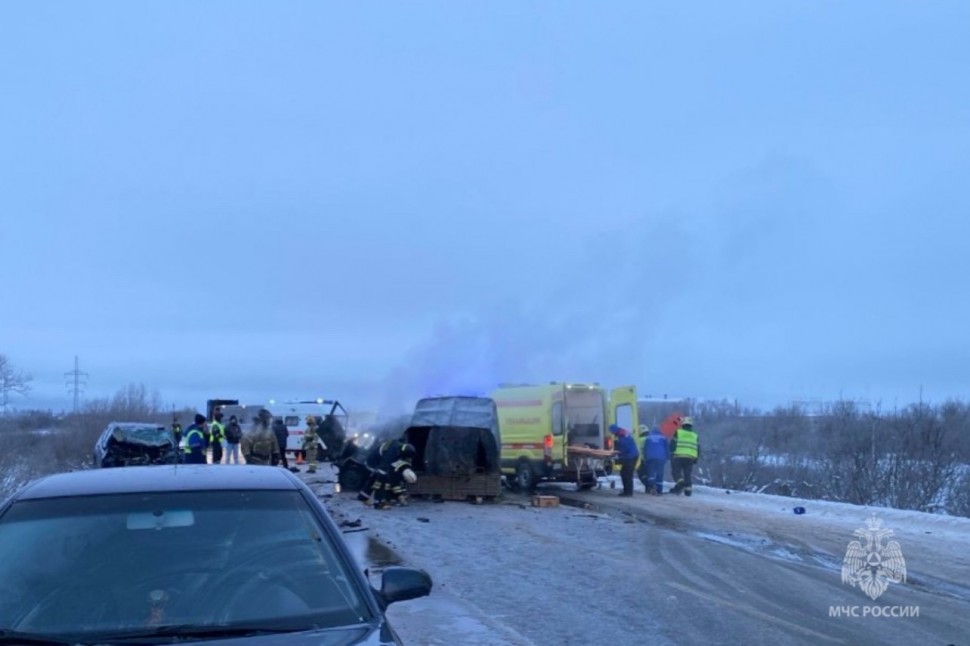 В ДТП под Архангельском пострадали пять человек