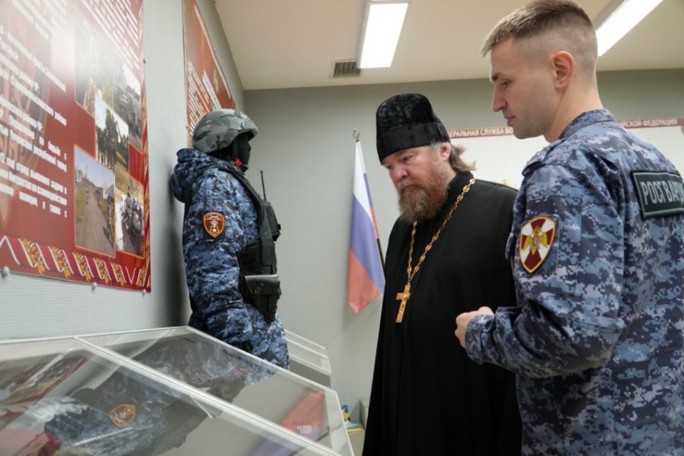 Представитель Архангельской епархии выступил с просветительской лекцией в областном управлении Росгвардии