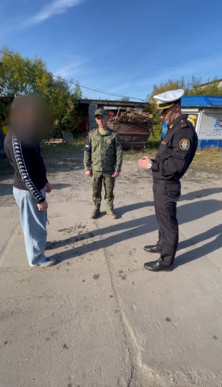 Военные следователи военного следственного отдела по гарнизону Северодвинск провели рейд по выявлению мигрантов, не вставших на воинский учет