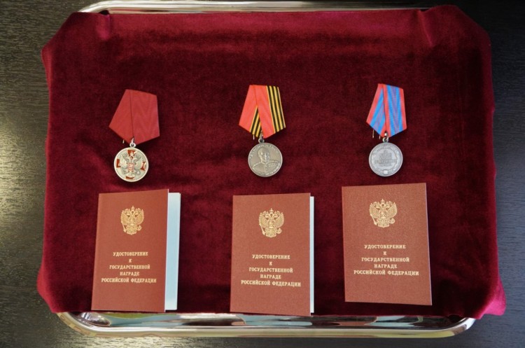 Офицеры Росгвардии – участники СВО получили государственные награды